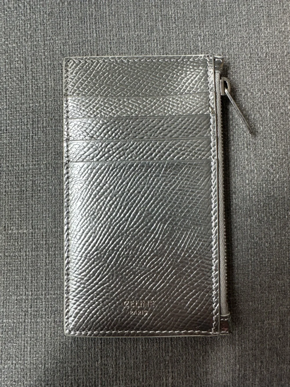 Celine Zipped Compact Card Holder